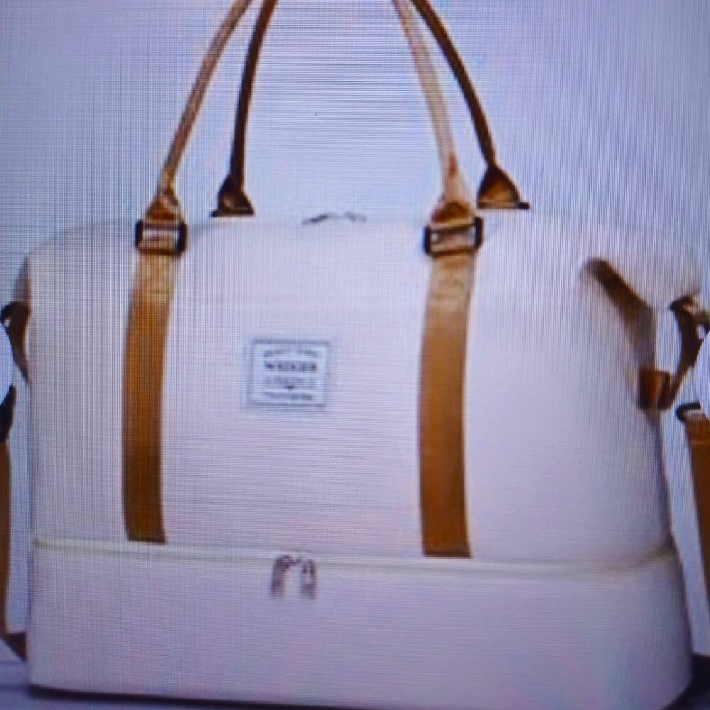 Spacious Travel/Gym, Fitness Crossbody Bag - Large Capacity, Shoe Compartment